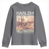Harlem Hellfighters Youth Sweatshirt 369th Infantry Regiment Don't Tread On Me Let's Go Black History Month
