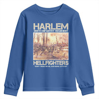 Harlem Hellfighters Youth Sweatshirt 369th Infantry Regiment Don't Tread On Me Let's Go Black History Month