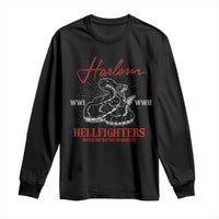 Harlem Hellfighters Long Sleeve Shirt 369th Infantry Regiment Black Snake Black History Month
