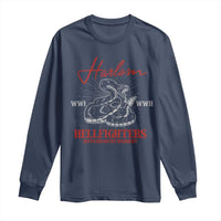 Harlem Hellfighters Long Sleeve Shirt 369th Infantry Regiment Black Snake Black History Month
