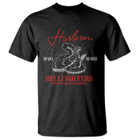 Harlem Hellfighters T Shirt 369th Infantry Regiment Black Snake Black History Month
