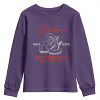 Harlem Hellfighters Youth Sweatshirt 369th Infantry Regiment Black Snake Black History Month