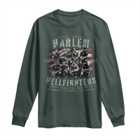 Never Forget Harlem Hellfighters Long Sleeve Shirt Vintage American Flag