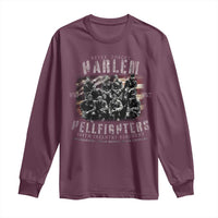 Never Forget Harlem Hellfighters Long Sleeve Shirt Vintage American Flag