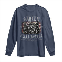 Never Forget Harlem Hellfighters Long Sleeve Shirt Vintage American Flag