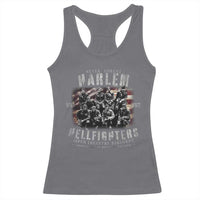 Never Forget Harlem Hellfighters Racerback Tank Top Vintage American Flag