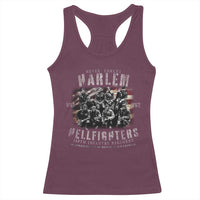 Never Forget Harlem Hellfighters Racerback Tank Top Vintage American Flag