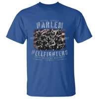 Never Forget Harlem Hellfighters T Shirt Vintage American Flag