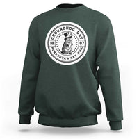 Punxsutawney Phil Groundhog Day Sweatshirt Funny Woodchuck Day 1887