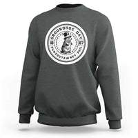 Punxsutawney Phil Groundhog Day Sweatshirt Funny Woodchuck Day 1887
