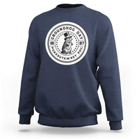 Punxsutawney Phil Groundhog Day Sweatshirt Funny Woodchuck Day 1887