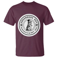 Punxsutawney Phil Groundhog Day T Shirt Funny Woodchuck Day 1887