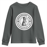 Punxsutawney Phil Groundhog Day Youth Sweatshirt Funny Woodchuck Day 1887