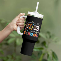 I Survived 67 33 Days Of School Tumbler With Handle Funny 100th Days of School 67 Sport Lover