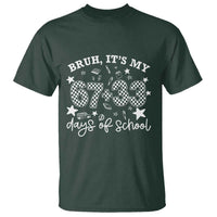 Bruh It Is My 67 33 Days Of School T Shirt 100th Days Of School Funny 67 Groovy Checkered