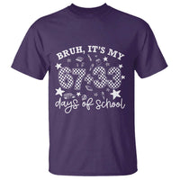 Bruh It Is My 67 33 Days Of School T Shirt 100th Days Of School Funny 67 Groovy Checkered