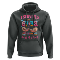 I Survived 67 33 Days Of School Hoodie Funny 100 Days of School 67 Ice Cream Drip - Wonder Print Shop