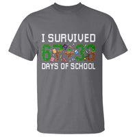 I Survived 67 33 Days Of School T Shirt Funny 100 Days of School 67 Pixel Game - Wonder Print Shop