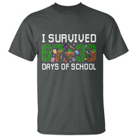 I Survived 67 33 Days Of School T Shirt Funny 100 Days of School 67 Pixel Game - Wonder Print Shop