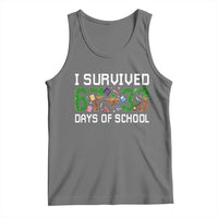 I Survived 67 33 Days Of School Tank Top Funny 100 Days of School 67 Pixel Game - Wonder Print Shop