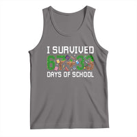 I Survived 67 33 Days Of School Tank Top Funny 100 Days of School 67 Pixel Game - Wonder Print Shop