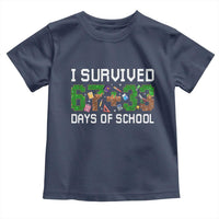 I Survived 67 33 Days Of School Toddler T Shirt Funny 100 Days of School 67 Pixel Game - Wonder Print Shop