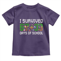 I Survived 67 33 Days Of School Toddler T Shirt Funny 100 Days of School 67 Pixel Game - Wonder Print Shop
