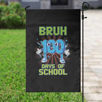 Bruh I Survived 67 33 Days Of School Garden Flag Funny 100th Days of School 67 Game Meme
