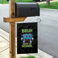 Bruh I Survived 67 33 Days Of School Garden Flag Funny 100th Days of School 67 Game Meme
