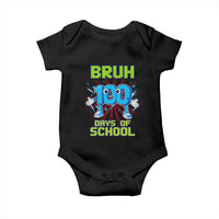 Bruh I Survived 67 33 Days Of School Baby Onesie Funny 100th Days of School 67 Game Meme - Wonder Print Shop