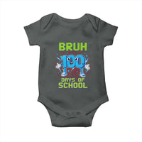 Bruh I Survived 67 33 Days Of School Baby Onesie Funny 100th Days of School 67 Game Meme - Wonder Print Shop