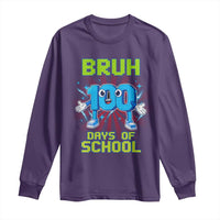 Bruh I Survived 67 33 Days Of School Long Sleeve Shirt Funny 100th Days of School 67 Game Meme - Wonder Print Shop