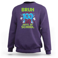 Bruh I Survived 67 33 Days Of School Sweatshirt Funny 100th Days of School 67 Game Meme - Wonder Print Shop