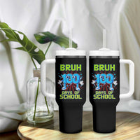Bruh I Survived 67 33 Days Of School Tumbler With Handle Funny 100th Days of School 67 Game Meme