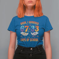 Bruh I Survived 67 33 Days Of School T Shirt For Women Funny 100th Days of School Teacher 67 Drip - Wonder Print Shop
