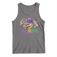Funny Mardi Gras Six Seven Bruh Tank Top 67 Meme Mardigator Alligator