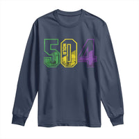 Mardi Gras 504 Nola New Orleans Louisiana LA Long Sleeve Shirt