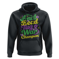 Funny Anal Bead Tug O War Mardi Gras Hoodie Fat Tuesday Carnival Adult Humor