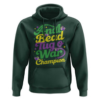 Funny Anal Bead Tug O War Mardi Gras Hoodie Fat Tuesday Carnival Adult Humor
