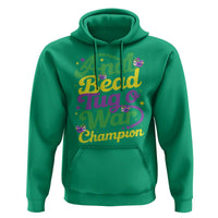Funny Anal Bead Tug O War Mardi Gras Hoodie Fat Tuesday Carnival Adult Humor