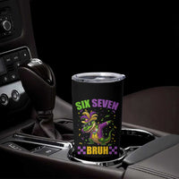 Funny 67 Mardi Gras Alligator Tumbler Cup Six Seven Bruh Mardigator Dabbing Crocodile