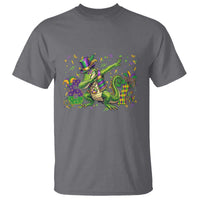 Funny Dabbing Alligator 67 Mardi Gras Six Seven Meme T Shirt