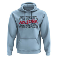 Retro Arizona Lover Hoodie Groovy Typography Vintage 70s State