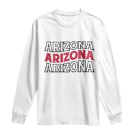 Retro Arizona Lover Long Sleeve Shirt Groovy Typography Vintage 70s State