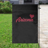 Arizona State Pride Garden Flag Clean Word Art Minimalist Graphic