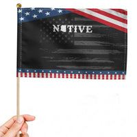 Local Arizona Native Patriotic Handheld Flag AZ State Map Pride Gift