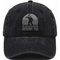 The Mogollon Monster Arizona Bigfoot Washed Cotton Baseball Cap Vintage Cryptid Folklore