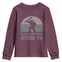 The Mogollon Monster Arizona Bigfoot Youth Sweatshirt Vintage Cryptid Folklore