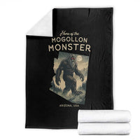 Arizona Cryptid Lover Throw Blanket Home Of The Mogollon Monster