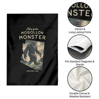 Arizona Cryptid Lover Garden Flag Home Of The Mogollon Monster